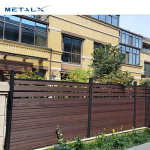 Système de clôture à lames composites en bois Offre Spéciale clôture de <span class=keywords><strong>jardin</strong></span> en bois <span class=keywords><strong>composite</strong></span> clôture en wpc avec revêtement - Product Image 5