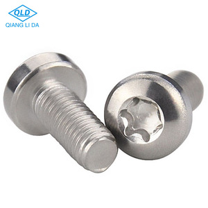 Nhà sản xuất chuyên nghiệp iso14583 thép không gỉ 304 đồng bằng M4 <span class=keywords><strong>A2</strong></span>/A4 bu lông an ninh Torx pin đầu Làm xáo trộn bằng chứng chống trộm vít - Product Image 1
