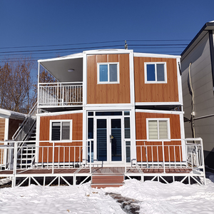 Casa Prefabricada <span class=keywords><strong>de</strong></span> Dos Pisos, Contenedor <span class=keywords><strong>de</strong></span> Vidrio <span class=keywords><strong>de</strong></span> Lujo <span class=keywords><strong>de</strong></span> 20 Pies, Hermosa Casa Pequeña <span class=keywords><strong>de</strong></span> 2 Dormitorios, Casa <span class=keywords><strong>de</strong></span> <span class=keywords><strong>Playa</strong></span>, Hotel - Product Image 2