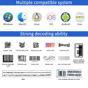 EMT8661C Barcode Qr <span class=keywords><strong>Code</strong></span> Scanner Fournisseurs RS232 Barcode <span class=keywords><strong>Reader</strong></span> Barcode Scanner Price Checker - Product Image 4