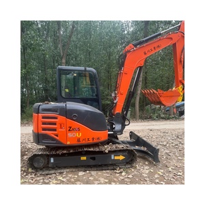 Miniexcavadora hidráulica de movimiento de tierras casi nueva Hitachi ZX50U usada miniexcavadora usada de gran rendimiento a la venta - Product Image 1