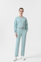 Ensemble Sportswear Femme Vintage : Blouson Bomber à Cordon et Pantalon de Survêtement Taille Haute en Velours Uni, 2 Pièces, Taille XXL, Coupe Classique, Automne, Séchage Rapide