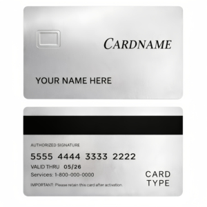 Tarjeta de Visita Moderna de Acero Inoxidable Plateado con Ranura para Chip 4442, Banda Magnética y Grabado Láser para Nombre, Venta al Por Mayor - Product Image 4