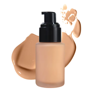 Fond de Teint Liquide Mat et Imperméable à Couvrance Totale, Végan, Sans Cruauté Animale, Marque Privée, Haute Qualité, Vente en Gros