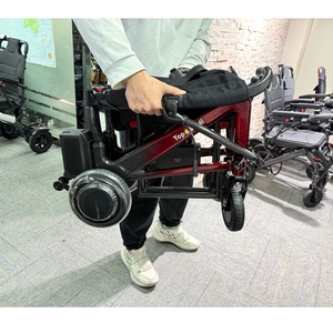 Ultra-lightweight 11KG Travel Lithium Battery All Terrain Wheel <b>Chair</b> Suitcase Carbon Fiber Electric Wheelchair For <b>Elder</b> - Product Image 5