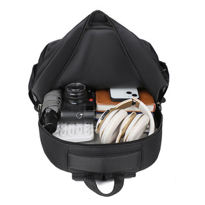 Laptop Backpack Water Resistant Lightweight Business Travel Backpack Unisex Gray Solid Color Spring 2024 - Product Image 4