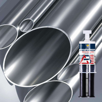 Adhésif époxy bicomposant haute résistance GORVIA E309E, colle à forte adhérence pour la réparation de métaux, plastiques, bois, céramiques, colle époxy AB