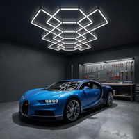 Lumière de détails en forme de losange de style géométrique créatif, haute fidélité des couleurs (CRI 6500K), prix usine, pour salon automobile