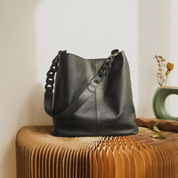 Sac à main en cuir véritable de conception de niche haut de gamme grande capacité sac Simple à la mode pour les femmes en cuir souple dames sac à bandoulière