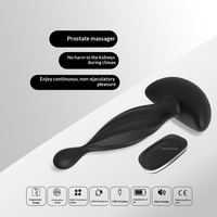 Vente en gros de jouets sexuels pour hommes adultes, dispositif de masturbation, stimulateur anal de la prostate, vibrateur sans fil, télécommande, charge magnétique USB