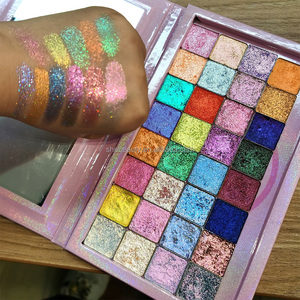 Tùy chỉnh đơn/Eyeshadow pallette Mỹ phẩm kẹo Aurora multichrome Duochrome Eyeshadow Palette tạo nên - Product Image 1