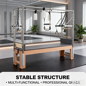 เครื่องออกกำลังกายแบบ 3-in-1 อเนกประสงค์ โครงเหล็ก สำหรับใช้ในร่ม รุ่น Cadillac Pilates Yoga Machine Core Bed สำหรับสตูดิโอ - Product Image 3