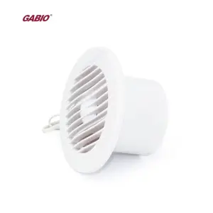 GABIO 5 inch bathroom round exhaust fan kitchen window round plastic ventilation fan