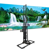 Imprimante murale verticale à jet d'encre UV 3D automatique XBH DX7 DX10 pour dessin numérique sur carreaux de verre, murs blancs