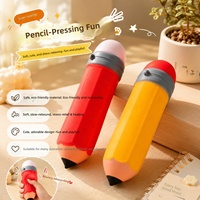Jouet anti-stress réaliste en forme de crayon géant à rebond rapide, gadget de décompression original