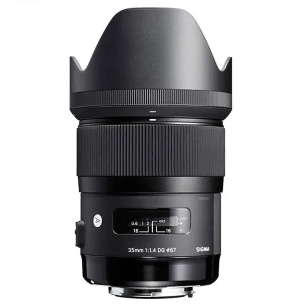 NEW Sig-ma 35mm f/1.4 DG HSM 아트 캔온 EF 마운트 렌즈 35mm 풀프레임 APS 포맷 렌즈 표준 고정 초점 렌즈