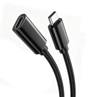 Cable de Extensión USB 4 Tipo-C de 80 Gbps y 240 W, 8K a 60 Hz, Macho a Hembra, para MacBook/iPad Pro, Pantallas de Video, Galaxy