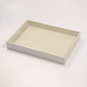 Trắng/Đen/Bạc thủ công sơn khay gỗ <span class=keywords><strong>MDF</strong></span> lưu trữ Tray với Saber giấy chứng nhận - Product Image 1