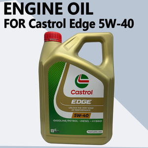 รับประกันคุณภาพ น้ำมันเครื่องสังเคราะห์แท้ CF/SN <span class=keywords><strong>5W40</strong></span> C3 รุ่นยุโรป 4 ลิตร 15F7D6 4008177188589 สำหรับ <span class=keywords><strong>Castrol</strong></span> EDGE - Product Image 1