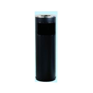 Cestino Portacenere Nero 710 in Alluminio per Esterni - Product Image 1