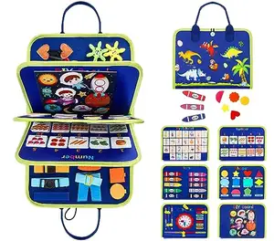 Quiet Book Toddler Montessori Fine Motor Skills Toys boy girl gift Busy felt Board with Multiple Page Develop Kids' wisdom