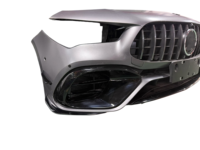 Kit carrosserie d'occasion Mercedes W118 : Ensemble de barres avant, calandre avant CLA45s AMG, calandre centrale, phare
