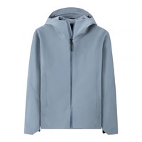 Veste tendance LK2658 - Veste à capuche réversible de couleur unie pour jeunes hommes avec grandes poches zippées