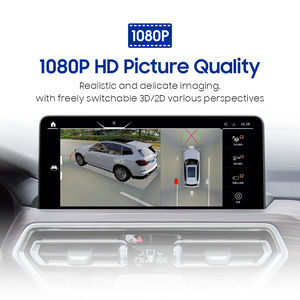 Système de caméra de voiture Hongrui LVDS 360 degrés X1 X3 X5 X7 3D AVM vue environnante enregistrement à <span class=keywords><strong>4</strong></span> voies tout en un décodeur Panorama - Product Image 6