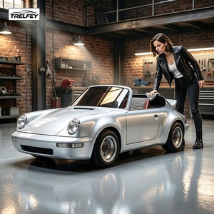 レトロ964風電動ドリフトカート 72V 40Ahバッテリー 40km走行可能 ナッパレザーシート レンタル用 - Product Image 2