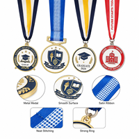 Médailles de champion sportif en alliage de zinc électroplaqué avec impression UV, plaquées or 2D 3D, pour la remise des diplômes et les récompenses de Noël, vente en gros en vrac