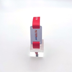 สายรัดข้อมือ RFID แบบใช้แล้วทิ้ง GSC 13.56mhz สำหรับงานคอนเสิร์ตแบบไร้เงินสด - Product Image 5