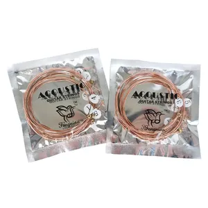 Guitar Strings Wholesale Price Number 1-6 Acoustic Folk Wood Guitar String For Beginner 3 Different Style