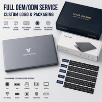 Ordinateur portable 15,6 pouces FHD IPS Intel Core M3-8100Y Dual Core 8 Go de RAM Windows 11 Business Clavier numérique PC portable