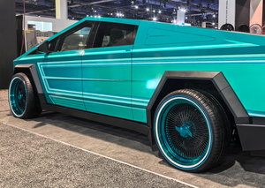 Nouvelle jante en acier chromé <span class=keywords><strong>de</strong></span> 14 pouces à rayons croisés avec 60 rayons, type inversé, 13x7 14x7J, avec spinner et adaptateur - Product Image 4