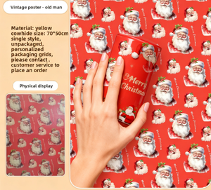 YZ New <strong>Christmas</strong> Wrapping Paper for Bags, Fit Box Packaging Gift, <strong>Book</strong> Box to Make Vintage Decorated <strong>Christmas</strong> Gifts - Product Image 6