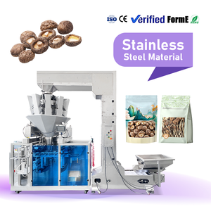 Food Grade Safe Automatic Zipper Bag Premade Bag Packing Machine Mushroom Food Weighing Packing Machine With Dates <b>Printer</b> - Product Image 1