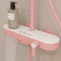Ensemble de douchettes colorées pour enfants de petite taille, en cuivre pur, idéal pour les chambres et les hôtels