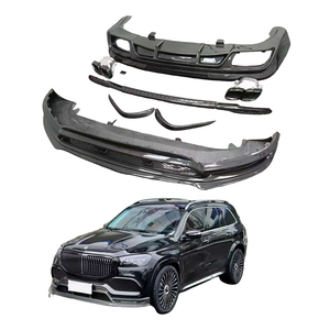 Kit Carrozzeria di Alta Qualità per Mercedes-Benz <span class=keywords><strong>GLS</strong></span> Maybach 20-23, Aggiornamento Stile LD, Parti Auto in Fibra di Carbonio, Labbro Anteriore e Diffusore Posteriore - Product Image 1