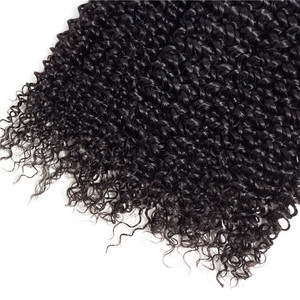 I capelli umani tessono un pacchetto di capelli grezzi allineati con cuticole vergini di un donatore per il prodotto brasiliano vergine all'ingrosso non trattato nero delle donne - Product Image 2