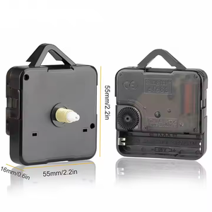 Sangtai 6168S Moderne Classique Quartz Horloge Murale Or Mains sur Plastique Design Carré avec Mécanisme de Mouvement de Balayage Alimenté par Batterie - Product Image 5