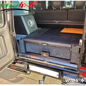 ระบบลิ้นชักเก็บของหลังรถแบบเลื่อนได้ VRD4X4 สำหรับรถออฟโรด ผลิตจากแผ่นเหล็กชุบสังกะสี สำหรับรถเบนซ์ W463 G63 - Product Image 1
