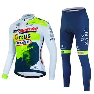 Ensemble de cyclisme unisexe transfrontalier très vendu – Tissu synthétique mélangé respirant et absorbant la transpiration pour l'été – Manches courtes - Product Image 2