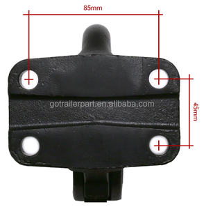 Boulon de combinaison de <span class=keywords><strong>boule</strong></span> et <span class=keywords><strong>d</strong></span>'aiguille de montage sur canal de charge noir mat 8000KG sur le support <span class=keywords><strong>d</strong></span>'<span class=keywords><strong>attelage</strong></span> de voiture avec <span class=keywords><strong>boule</strong></span> de 2" - Product Image 6