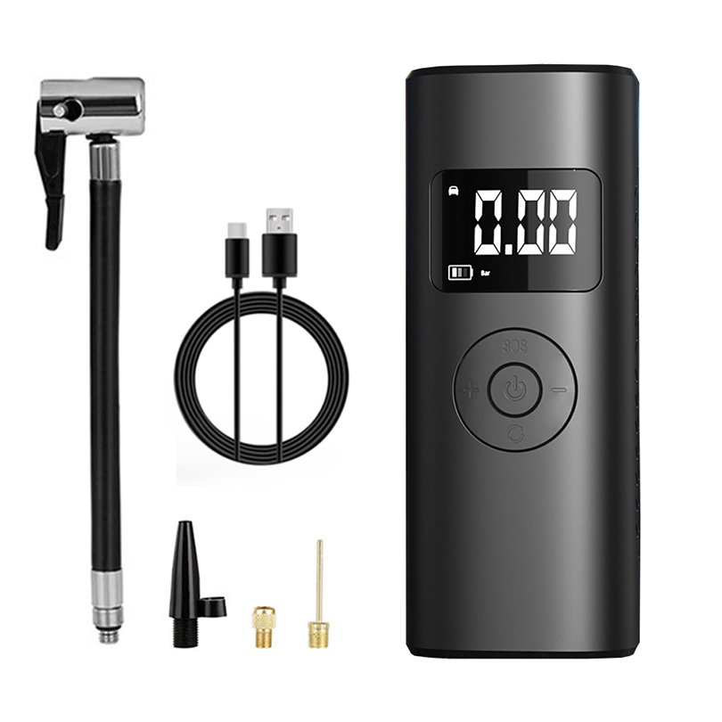150PSI 5200 мА/ч, электрический воздушный насос мини портативный цифровой автомобильных шин насос подкачки шин надувных воздушный компрессор велосипедный насос