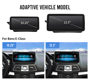 10.25/12.3 "écran Blue-Ray pour <span class=keywords><strong>Mercedes</strong></span> Benz <span class=keywords><strong>classe</strong></span> E W212 W213 Android 12 lecteur multimédia de voiture Carplay - Product Image 6