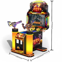 Jeu de tir de simulation d'arcade à monnayeur pour 2 joueurs : Alien Extinction