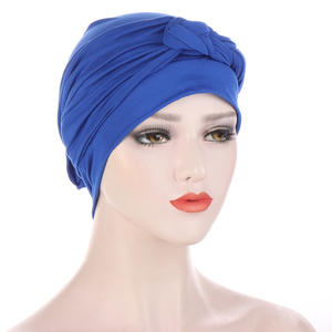 Bonnet <span class=keywords><strong>Turban</strong></span> Musulman pour Femme, Cache-Cheveux Chimiothérapie, Chapeau Islamique Arabe, Bonnet Anti-Chute de Cheveux, Bonnets - Product Image 6