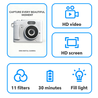 Cámara CCD Mini HD 1080P X6 de Fabricación Propia, Videocámara Deportiva Portátil Ourlife con Pantalla para Grabación de Video en Interiores y Exteriores