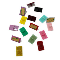 Crochet adhésif rectangulaire de style coréen sans perçage en acrylique pour bijoux, accessoires de décoration pour coques de téléphone