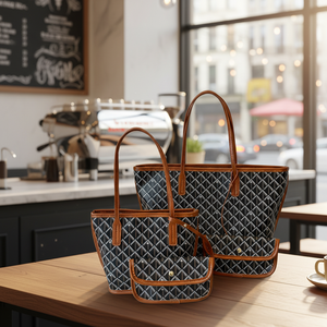 กระเป๋าถือสะพายไหล่ผู้หญิงพิมพ์ลายขนาดใหญ่สั่งทำขายส่ง รุ่นใหม่ตามฤดูกาล แบบเปิดปิด ผลิตจากวัสดุ PU - Product Image 1